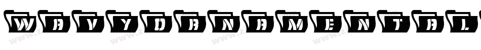 WavyOrnamentalExtended Oblique字体转换